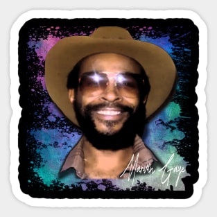 marvin gaye-Splash Paint Limitid Edition Sticker